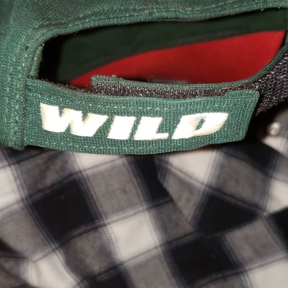 Minnesota wild hat.(Stretchy) Velcro back. - Picture 2 of 2